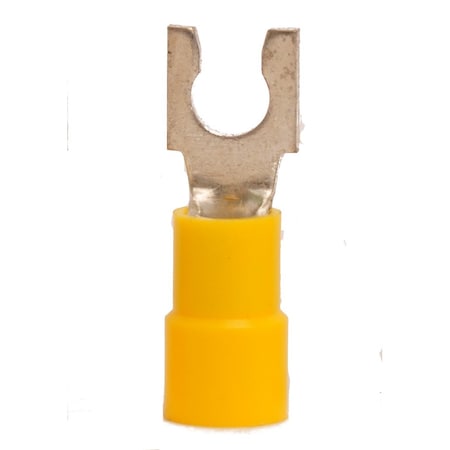 Hillsdale Terminal Fork Terminal, #10 Stud Size, 10 AWG, 600 V, Vinyl Insulated, 500 PK 50291