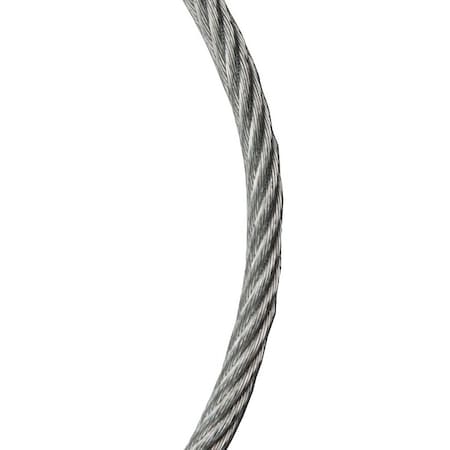 Baron Cable, 1/16 in Dia, 500 ft L, 96 lb Working Load, Galvanized 695941