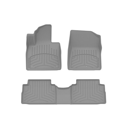 Weathertech Grey, Front and Rear FloorLiner HP 461656-1-2IM