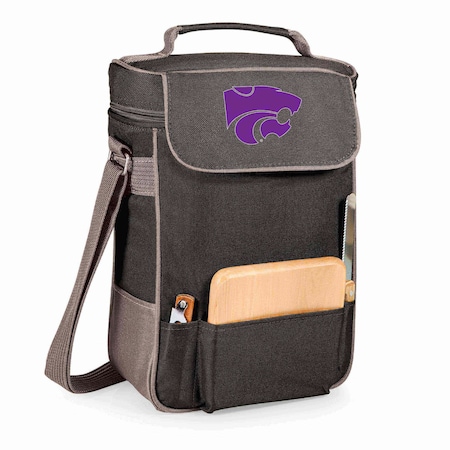 Picnic Time Family Of Brands NCAA Kansas State Wildcats Duet Wine and Cheese Tote Bag 623-04-175-254-0