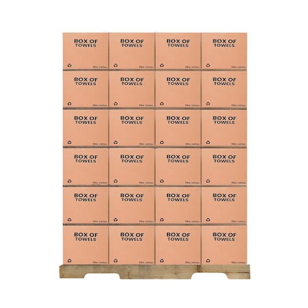 Supremeplus White Half Towel Rags 20 in x 20 in, 600 lbs. Pallet, 120 x 5 lbs. Boxes, 120PK SP-3074