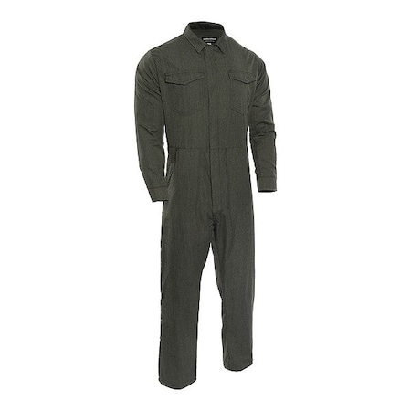 National Safety Apparel Carbon Armour Coverall, 9 cal/sq cm ATPV, 5X, Not Applicable Inseam, Zipper SPXHPCA02085XRG-NR