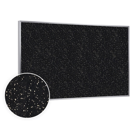 Ghent Rubber Bulletin Board 24"x36", Aluminum Frame ATR23-TN