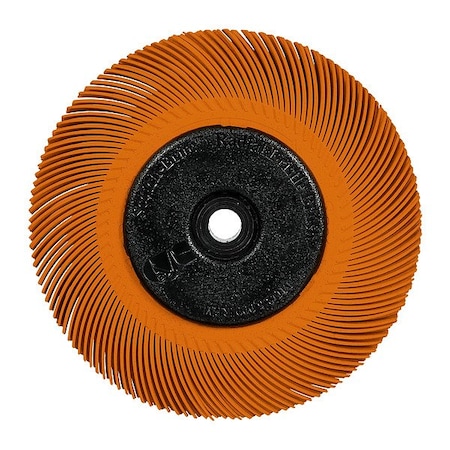 Scotch-Brite Radial Bristle Brush, SS, Green, 8 in dia. 7100374912