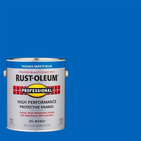 Rust-Oleum Professional Indoor and Outdoor Safety Blue Protective Paint 1 gal 7524402-2