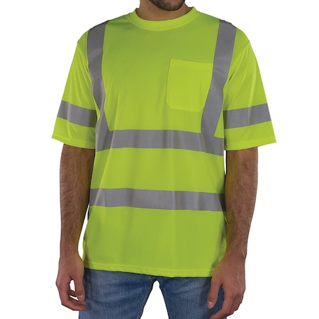 Ergodyne M Lime Class 3 Essential Hi-Vis T-Shirt 8367