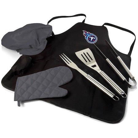 Picnic Time Family Of Brands NFL Tennessee Titans - BBQ Apron Tote Pro Grill Set 635-88-179-314-2