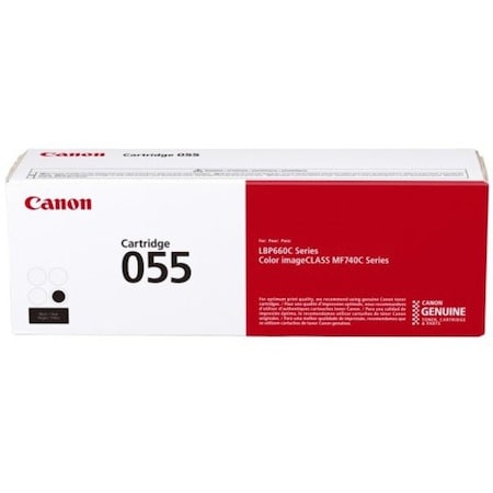 Canon Toner 055, 2,300 Page-Yield, Black 3016C001