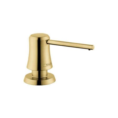 Hansgrohe Transitional Soap Dispenser in Brushed Gold Optic 04796250