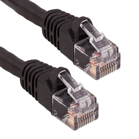 Sanoxy 100ft Cat6 550 MHz UTP Snagless Ethernet Network Patch Cable, Black SNX-CBL-LDR-C6101-10HD