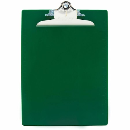 Saunders Mfg Saunders Recycled Plastic Clipboard with Antimicrobial Protection, 8-1/2" x 12", Green 21604