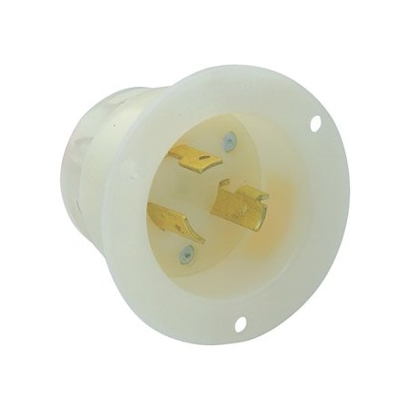 Leviton Industrial Grade Flanged Inlet 20 Amp, 480 Volt 2345