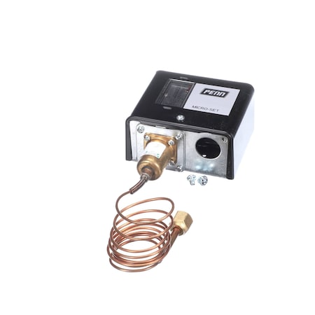 Vogt Ice Control Switch, Condenser Fan, Black, 2 Pole, Penn, No P72A 12A2117F08