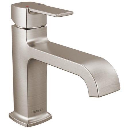 Peerless Ezra Single-Handle Curved Spout Lavatory Faucet In Brushed Nickel P1573LF-BN-M