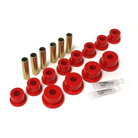 Energy Suspension Leaf Spring Bushing, Red; Polyurethane 1.2102R