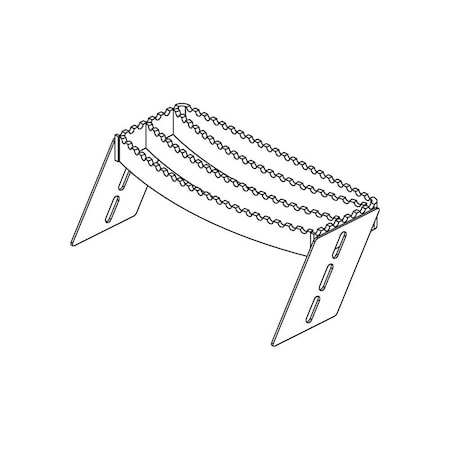 K&M Mfg Fourth Step Kit for International Harvester 88 Series Tractors LH or RH Red Powder Coat 3306