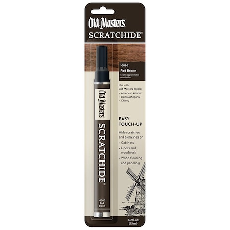 Scratchide 1/2 Oz Old Masters Red Brown Touch-Up Pen 10080