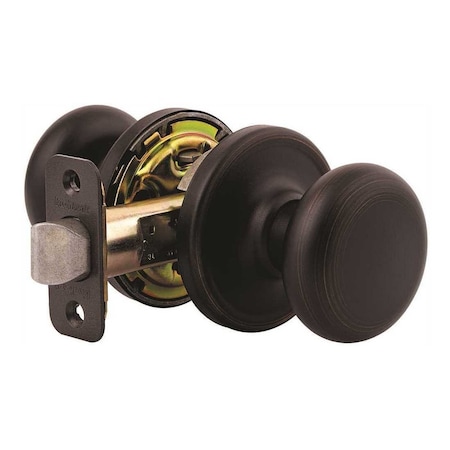 Kwikset Hancock , venetian Bronze, Hall/Closet, Passage Door Knob 720H 11P 6AL RCS