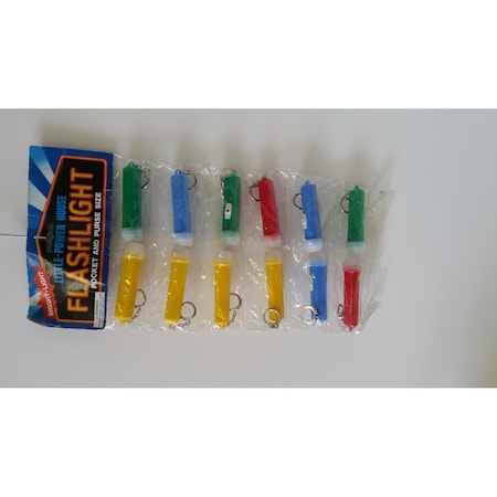 Tapestry Trading Mini Flashlight Keychains, Assorted Color, 24PK 441