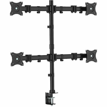 Kantek QUAD MONITOR ARM WITH ARTICULATING JOINTS. FOR 4 MONITORS UP TO 27IN AND 18 LBS. MA240