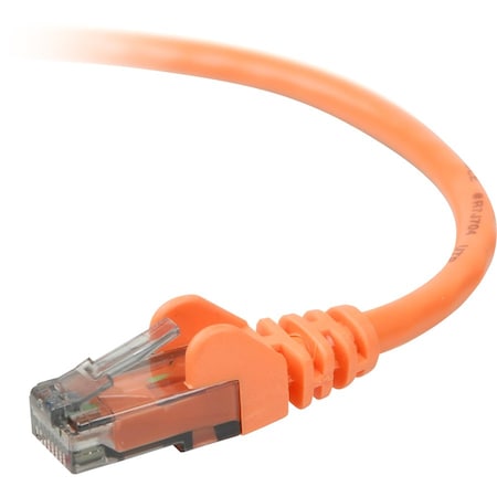 Belkin Cat6 Snagless Patch Cable Rj45M/Rj45M; 14 Orange A3L980-14-ORG-S
