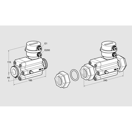 Honeywell Kromschroder FLOMTR, DM 40R25 40 KS03200381