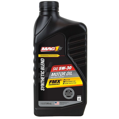Mag 1 Engine Oil, 5W-30, Synthetic Blend, 1qt MAG61652