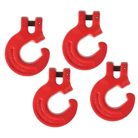 Mytee Products 5/16 in Logging Chain Choker Hook G80 2 Tons 4500 Lbs WLL, 4PK LCH516x4