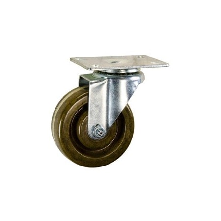 Service Caster SCC 4 in x 1.5 Brown High Temp Phenolic Wheel Swivel Caster - 300lbs/Caster SCC-20S415-PHSHT-TP2