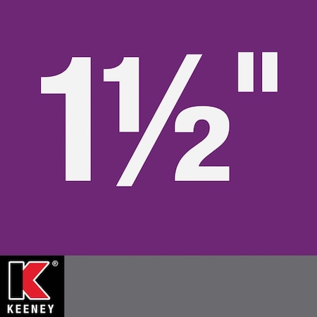 Keeney Mfg 1-1/2'' White Polypropylene 45 Degree Elbow Coupling 49PVCK