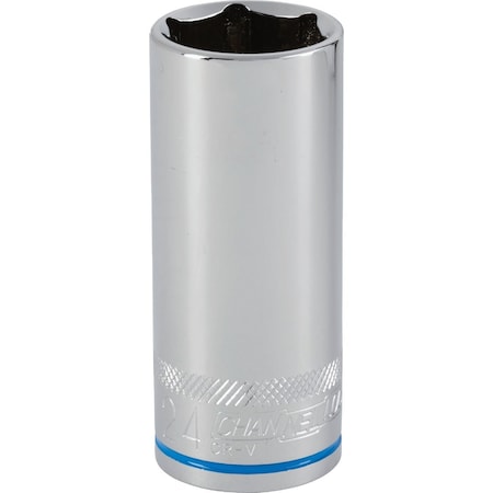 Channellock 1/2'' Drive 24 mm 6-Point Deep Metric Socket 351363