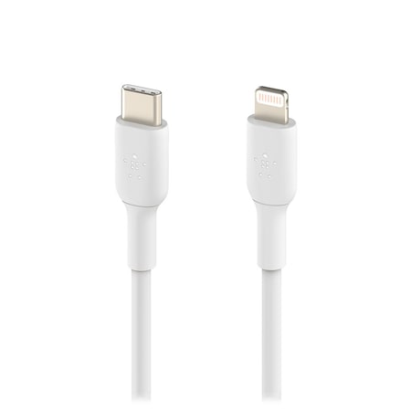 Belkin Boost Up Charge Usb C To Apple Lightning Cable 3ft, White CAA003BT1MWH