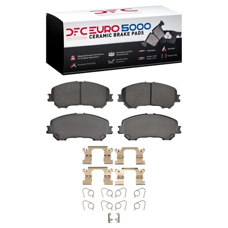 Dfc 5000 Euro Ceramic Disc Brake Pad Set,  1600-1737-01
