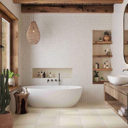 Apollo Tile Citadel 12.2 in. x 22 in. Matte and Glossy White Porcelain Large Format Wall Tile  - 7 Pack, 7PK ALZ88WHT1222A