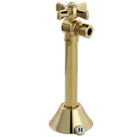 Pinpoint Millennium .5 in. Sweat X .37 in. OD Compression With 5 in. Extended Adapter, Polished Brass PI773185