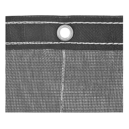 Backseat 7 x 18 ft. Replacement Mesh Tarp, Black BA2452223