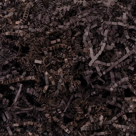 Nashville Wraps Chocolate Crinkle Cut Shredded Paper, 10 lb Box ZF10CH