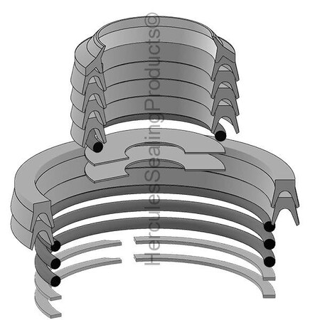 Sheffer Aftermarket Parts SHF-726-0167-0325-0175, 1.750x3.250 Pneumatic Kits, SHEFFER REPAIR KITS SHF-726-0167-0325-0175