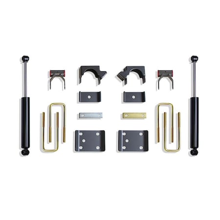 Maxtrac Suspension 6 in. Rear Flip Kit & 2 Maxtrac Rear Shocks MXT201960