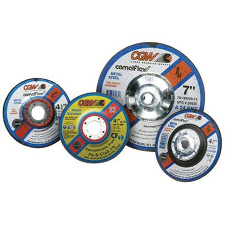 Cgw Abrasives 4-1-2X1-8X5-8-11 A24-R-Bf Steel T27 Dp Ct Whl 421-35613