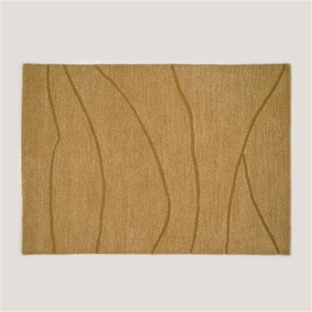 Lifestyles LS-RJ21 8 x 11 ft. Kavera 100 Percent Long Fiber Wool Hand Made Rug- Hay LS-RJ218X11