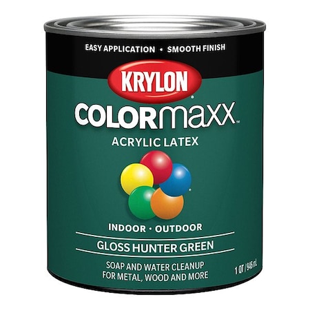Krylon Interior and Exterior Paint, 1 qt, Gloss K05642007