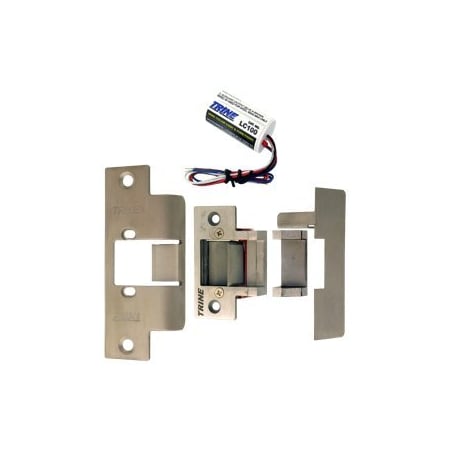 Trine Access Technology 3000 Electric Strike Kit, 12-24VAC/DC, Fail Secure, Satin Stainless 323478LC-32D