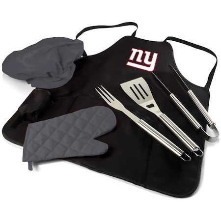Picnic Time Family Of Brands NFL New York Giants - BBQ Apron Tote Pro Grill Set 635-88-179-214-2