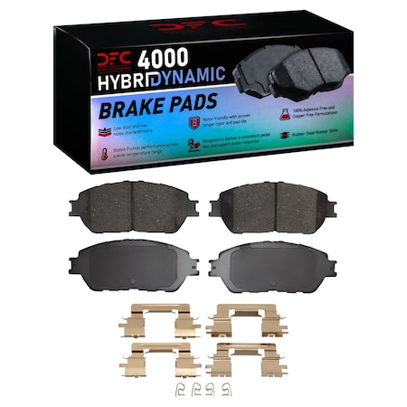 Dfc 4000 HybriDynamic, Disc Brake Pad Set, 4000-0906-01