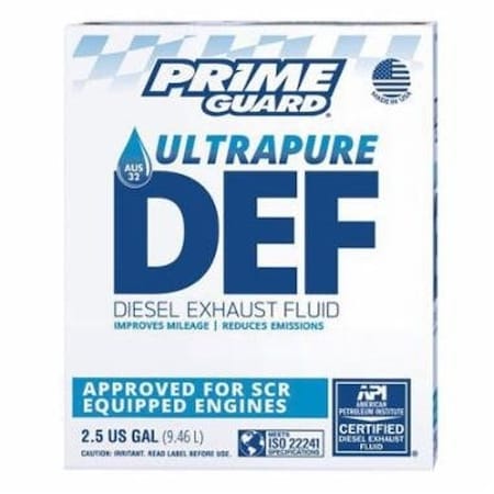 Prime Guard Diesel Exhaust Fluid, 2.5 gal PRIM00250