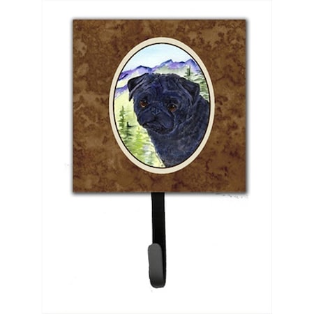 Carolines Treasures Pug Leash Holder Or Key Hook SS8420SH4