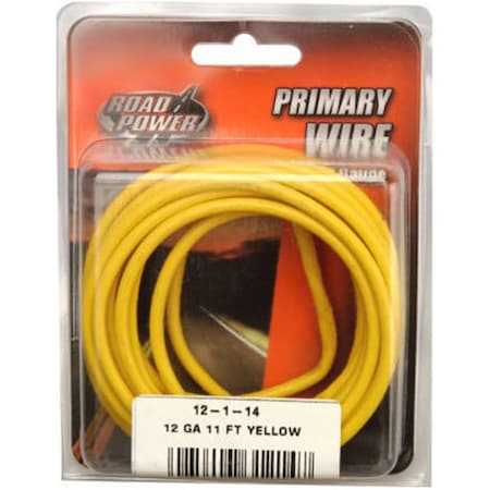 Southwire 55671733 11 ft. 12 Gauge Primary Wire Yellow 115636