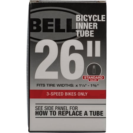 Bell Sports Bell 26'' Standard Premium Quality Rubber Bicycle Tube 7109050