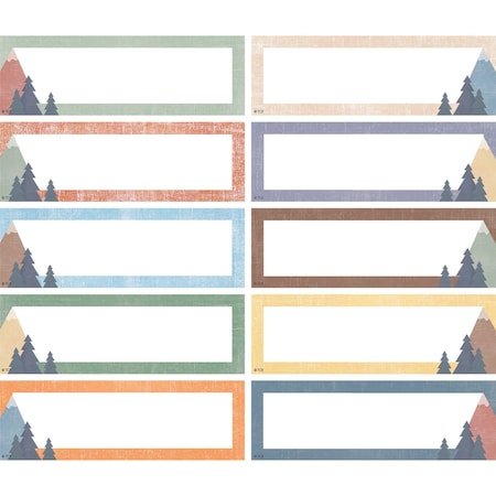 Teacher Created Resources Moving Mountains Magnetic Labels Accents, 20PK 77065